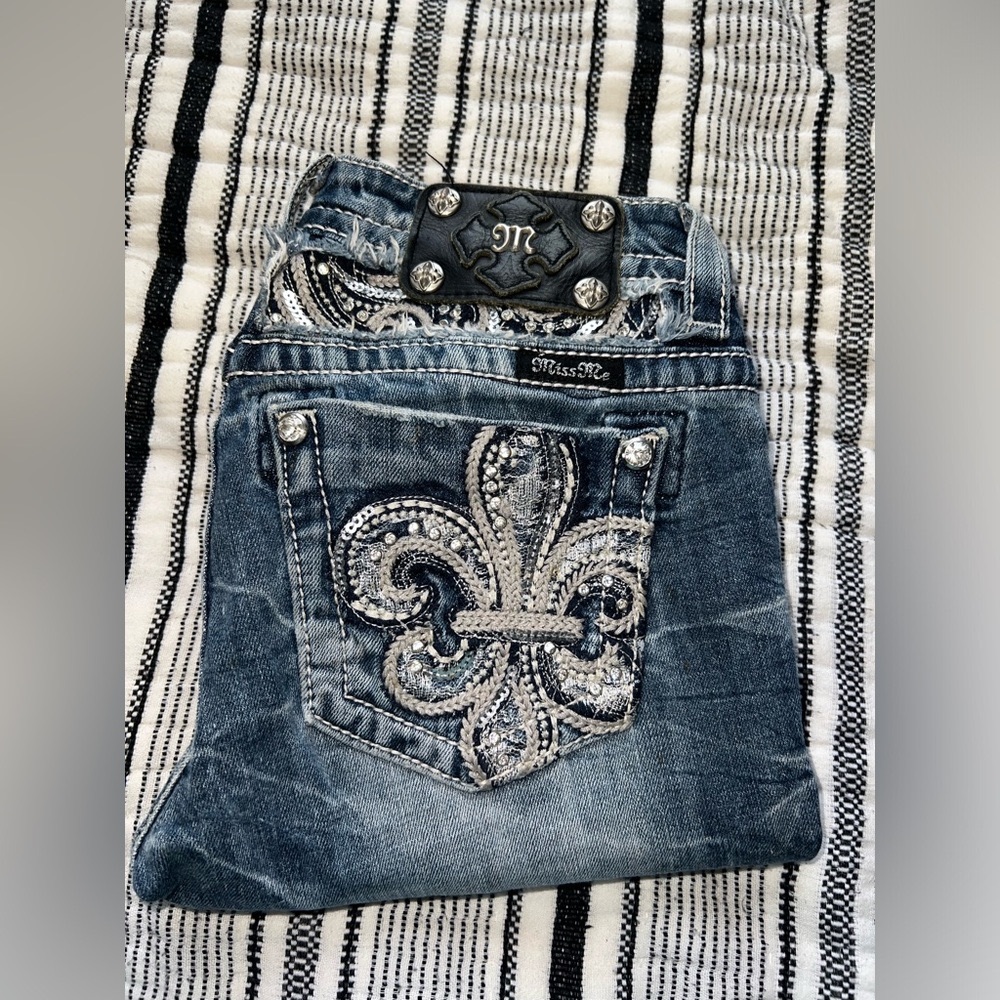 Miss Me Slim Bootcut Jeans 26x31